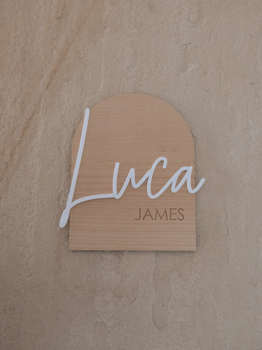 Personalised Arch Plaque
